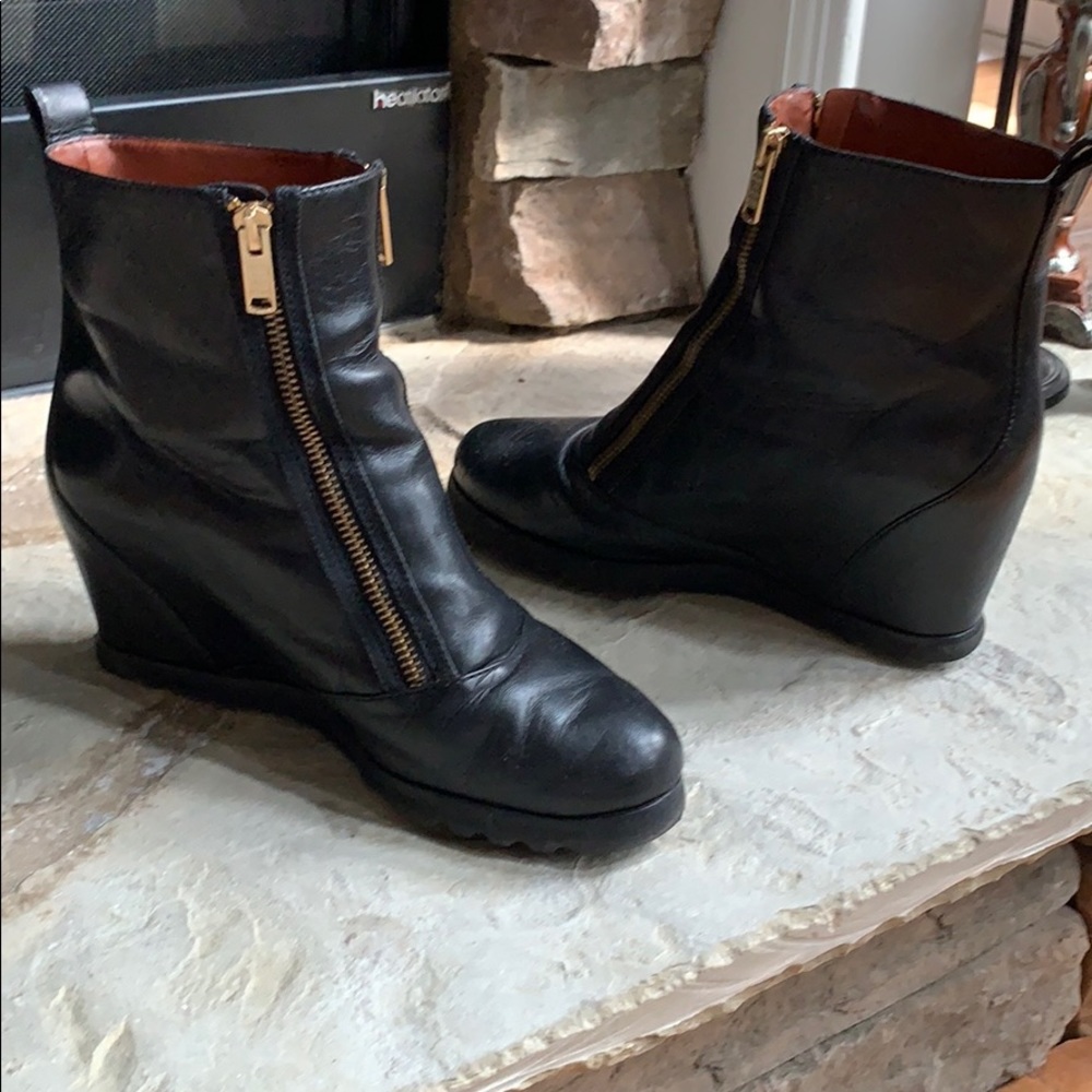 Marc by Marc Jacobs wedge booties